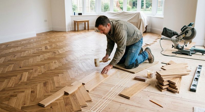 Pine Floor Installation in Austin, TX
